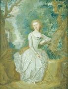 Joseph Whiting Stock Portrait of a woman oil painting
